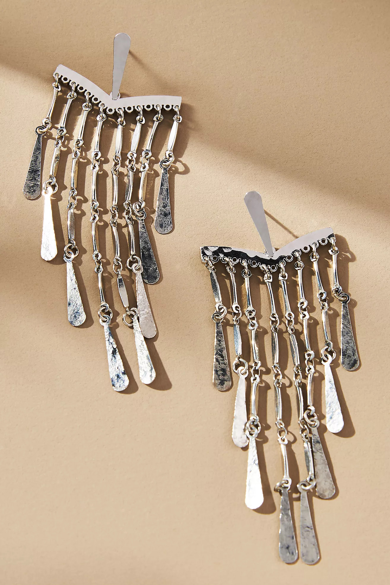 Hammered Chandelier Drop Earrings | Anthropologie (US)