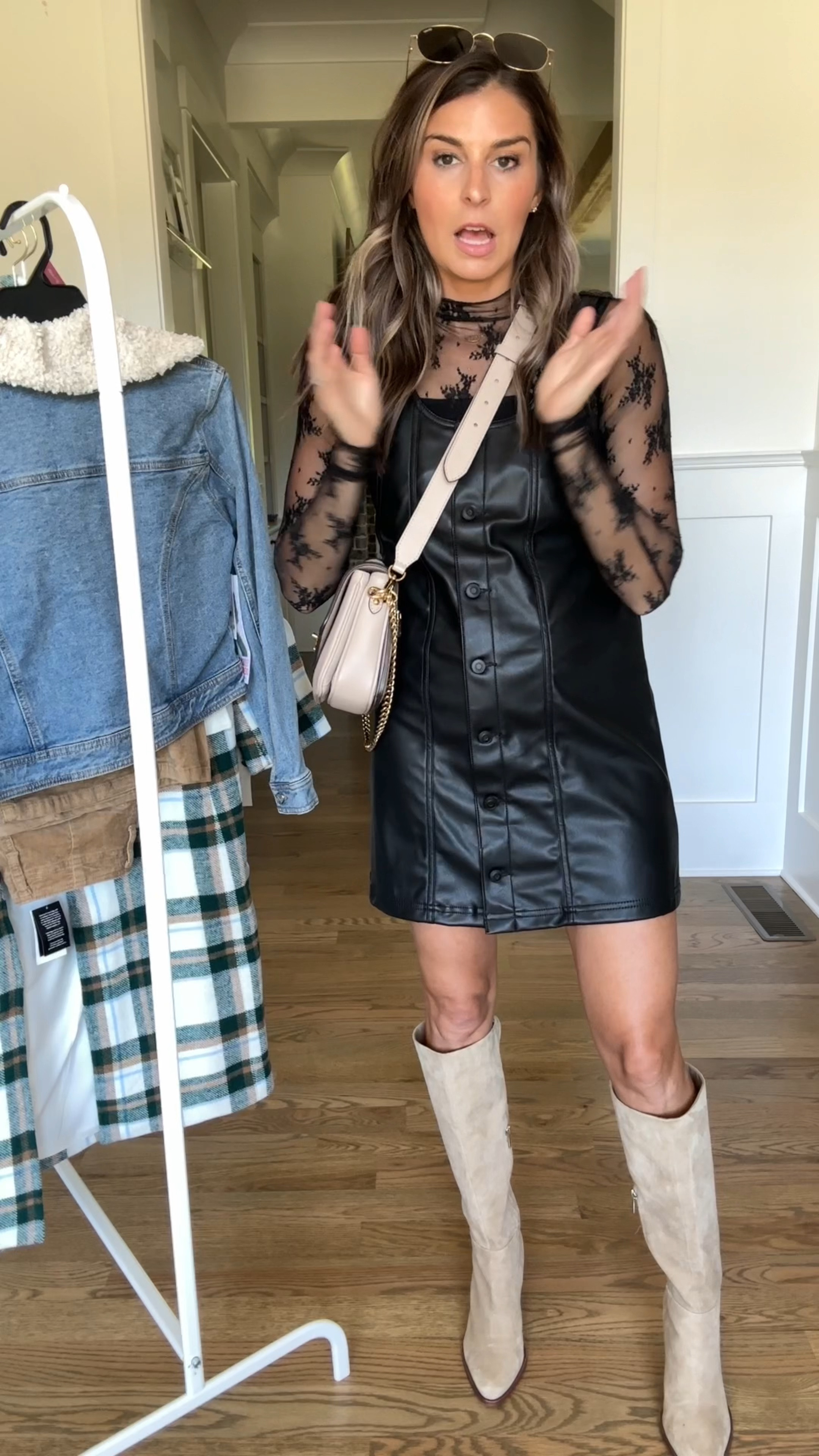 Wearing a small in dress 
#walmartpartner #walmartfashion @walmartfashion @walmart 

#LTKFindsUnder50 #LTKStyleTip #LTKVideo