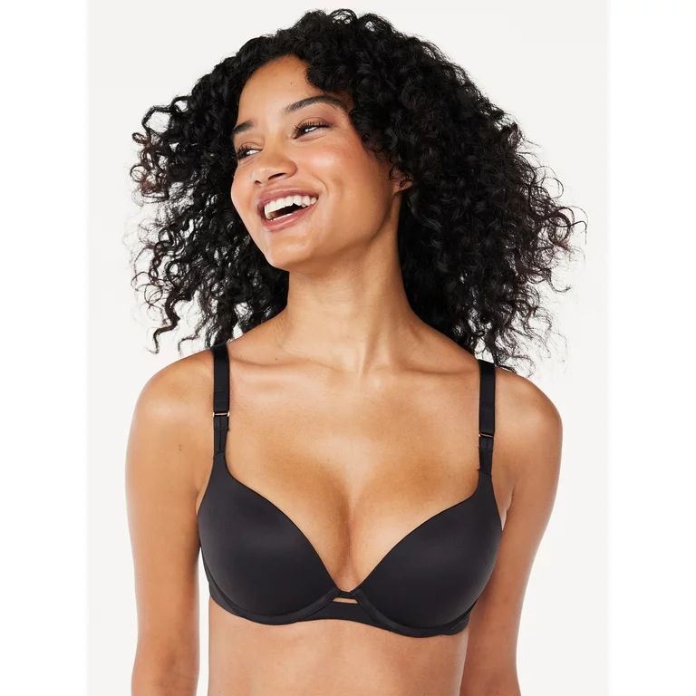 Joyspun Women's Smooth Push Up Bra, Sizes 34A to 40D | Walmart (US)