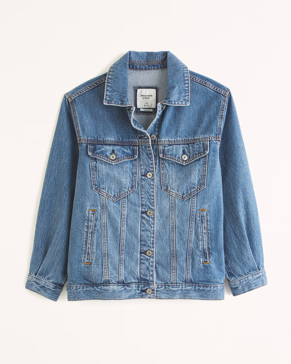Denim Trucker Jacket | Abercrombie & Fitch (US)