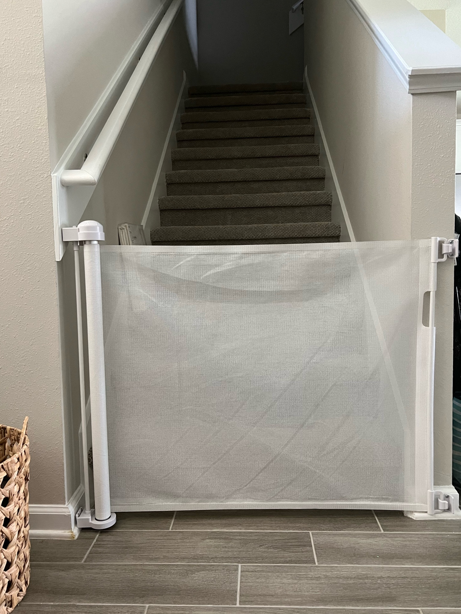 Retractable baby gate!!! 
The best baby gate on the market 

#LTKkids #LTKfamily #LTKhome