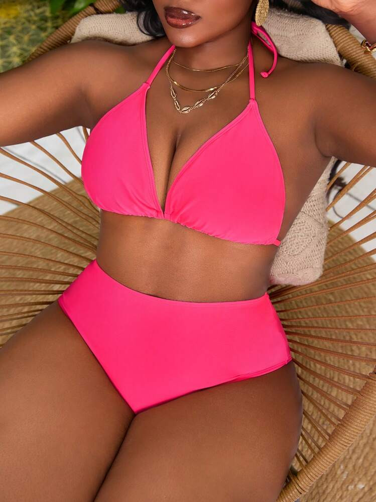 Slaydiva 2025 New Year Party Sexy Plus Size Bikini Set For Summer Beach Vacation | SHEIN