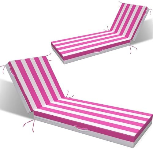 L'AGRATY Outdoor Lounge Chaise Cushion: 72x21x3 Inch Waterproof Lounge Chair Cushion for Outdoor ... | Amazon (US)