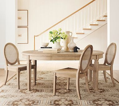 Sausalito Round Extendable Dining Table (54"-72") | Pottery Barn (US)