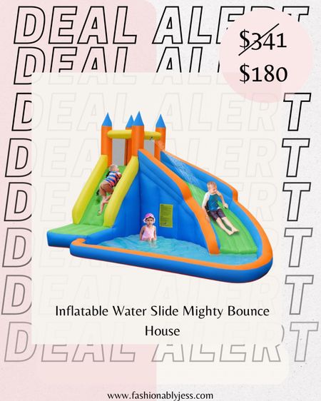 Great deal on this inflatable bounce house! Perfect for the kids this summer! 
#bouncehouse #summerfun #backyardfinds

#LTKhome #LTKsalealert #LTKFind