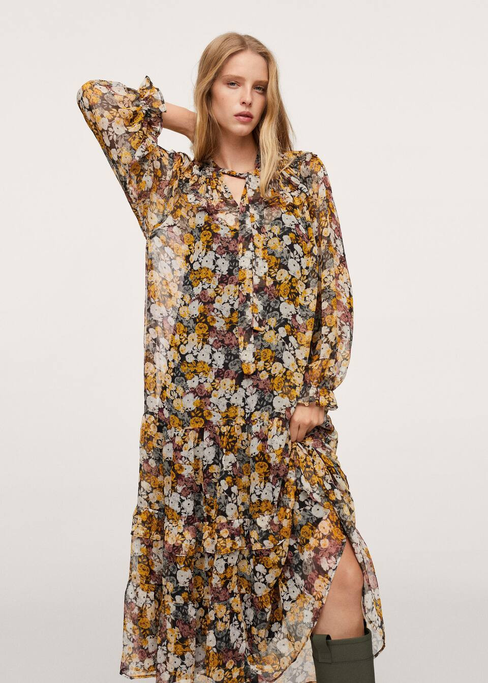 Floral print dress | MANGO (US)