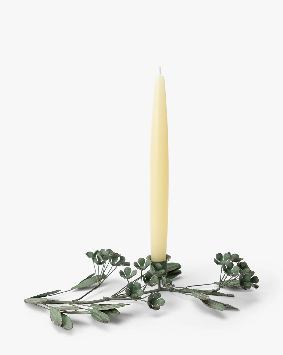 Green Floral Taper Holder | McGee & Co. (US)