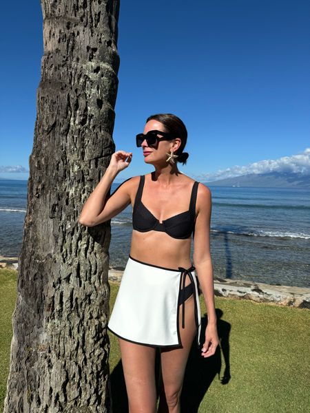 This chic swim look was one of my favorites from our vacation in Hawaii! I also have this bikini in teal bc I love it so much! 

#LTKfindsunder100 #LTKstyletip #LTKswim