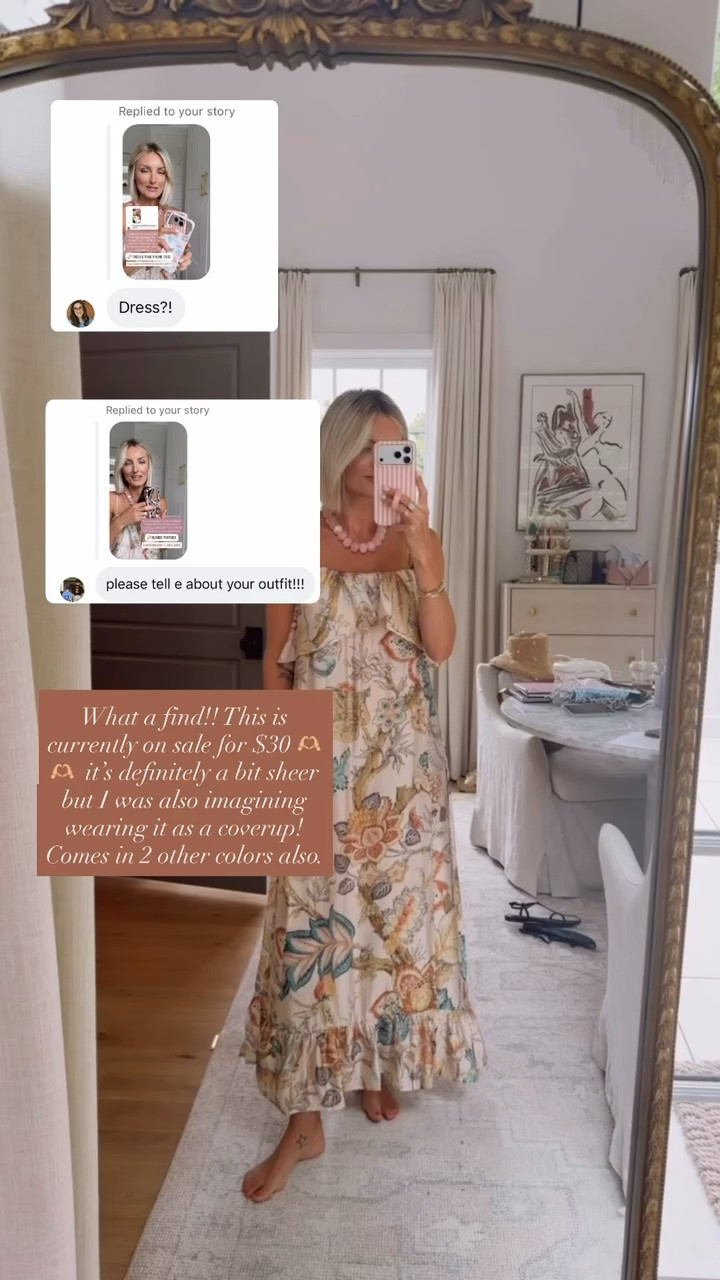 How beautiful is the print on this dress?! 😍 grab it while it’s on sale! Wearing XS.

Loverly Grey, H&M, floral maxi dress, summer dress, sale alert, summer fashion, summer outfit ideas

#LTKootd #LTKSeasonal