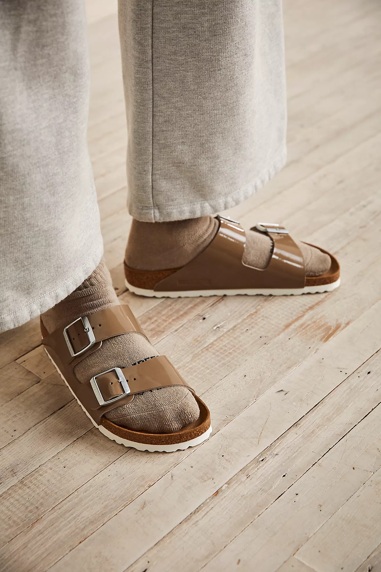 Arizona Patent Birkenstock Sandals | Free People (Global - UK&FR Excluded)