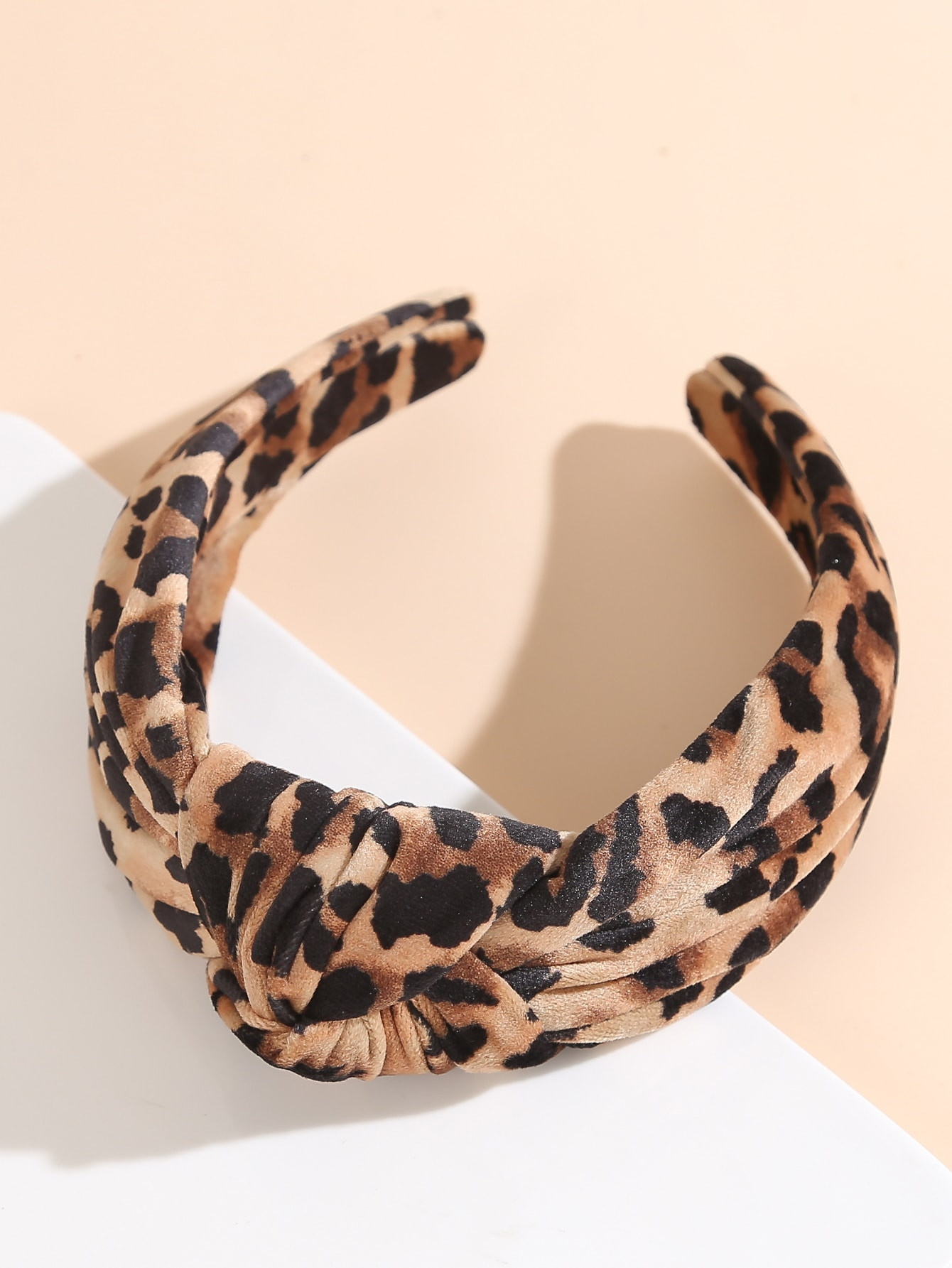 Leopard Print Knot Decor Headband Casual | SHEIN