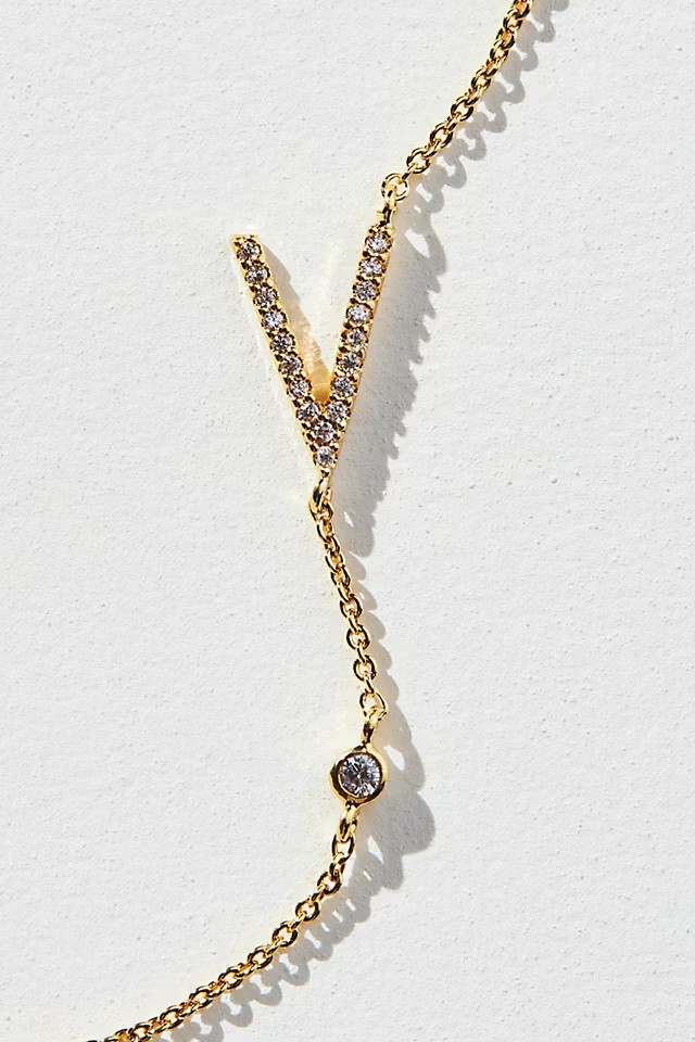 Delicate Monogram Necklace | Anthropologie (US)