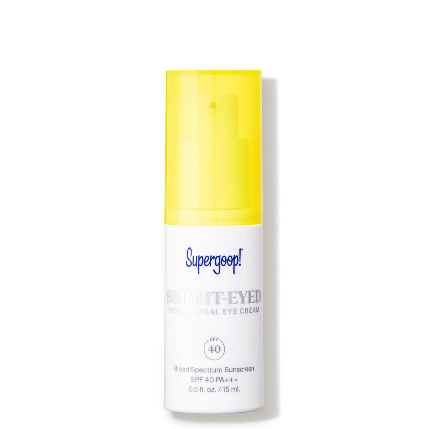 Supergoop!® Bright-Eyed 100 Mineral Eye Cream SPF 40 0.5 fl. oz. | Dermstore