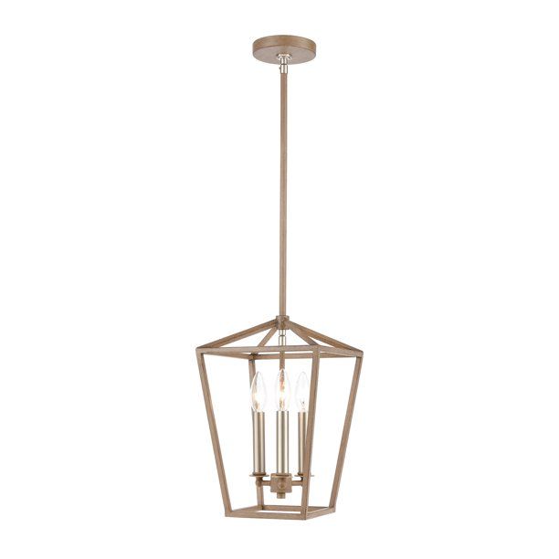 Fairfax 3-Light Mini Pendant in Light Wood | Walmart (US)