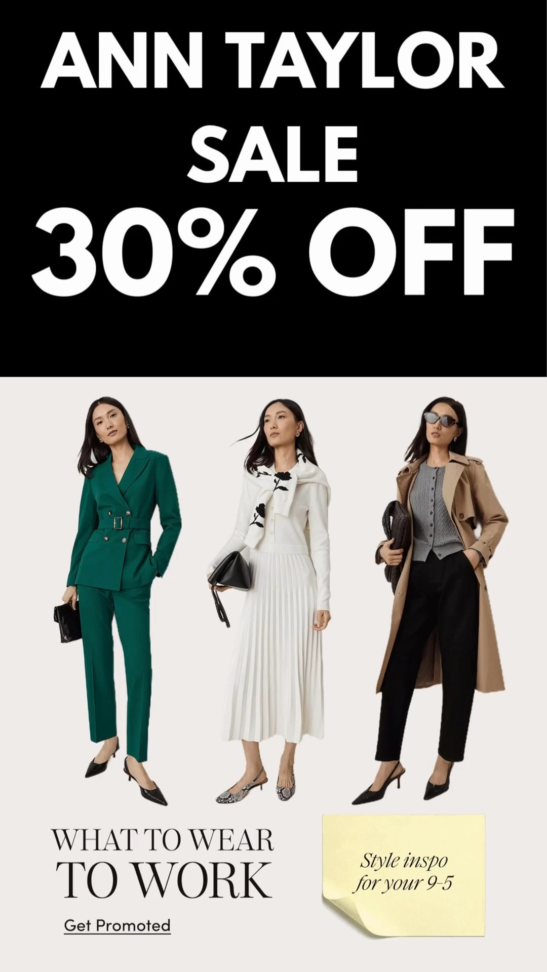 SALE at ANN TAYLOR ‼️30% off Full Price + 50% off Sale!! Spruce up your WorkWear and SAVE!!!!

#LTKSaleAlert #LTKWorkwear #LTKootd

https://liketk.it/6ofvE
