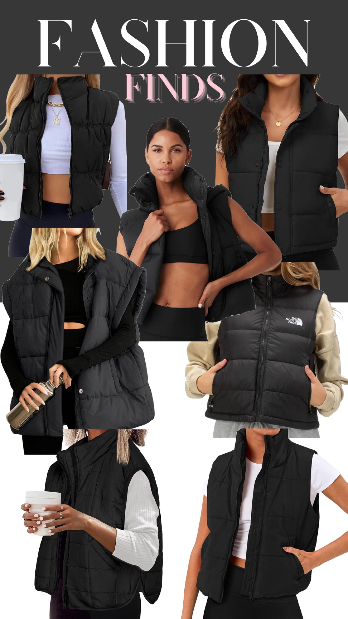 Black puffer vests: the ultimate layering essential! Effortlessly chic, endlessly versatile, and perfect for that cozy-but-put-together vibe. Dress it up, dress it down—either way, it’s a wardrobe win. 

#LTKSeasonal #LTKActive #LTKSaleAlert