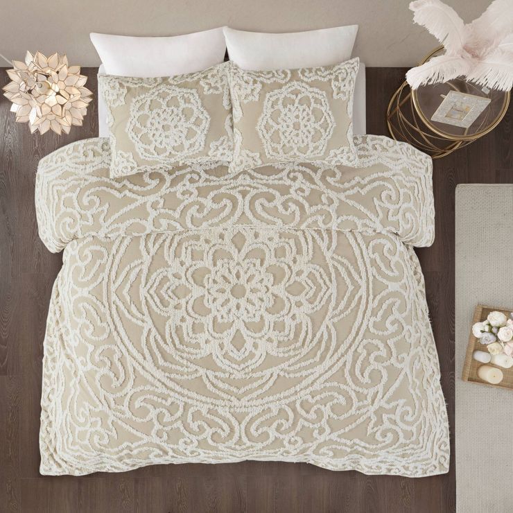 Cecily Cotton Chenille Medallion Comforter Set | Target