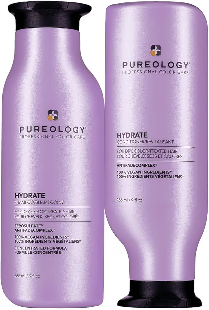 Pureology Hydrate Moisturizing Shampoo & Conditioner Set - For Medium to Thick Dry and Color Trea... | Amazon (US)