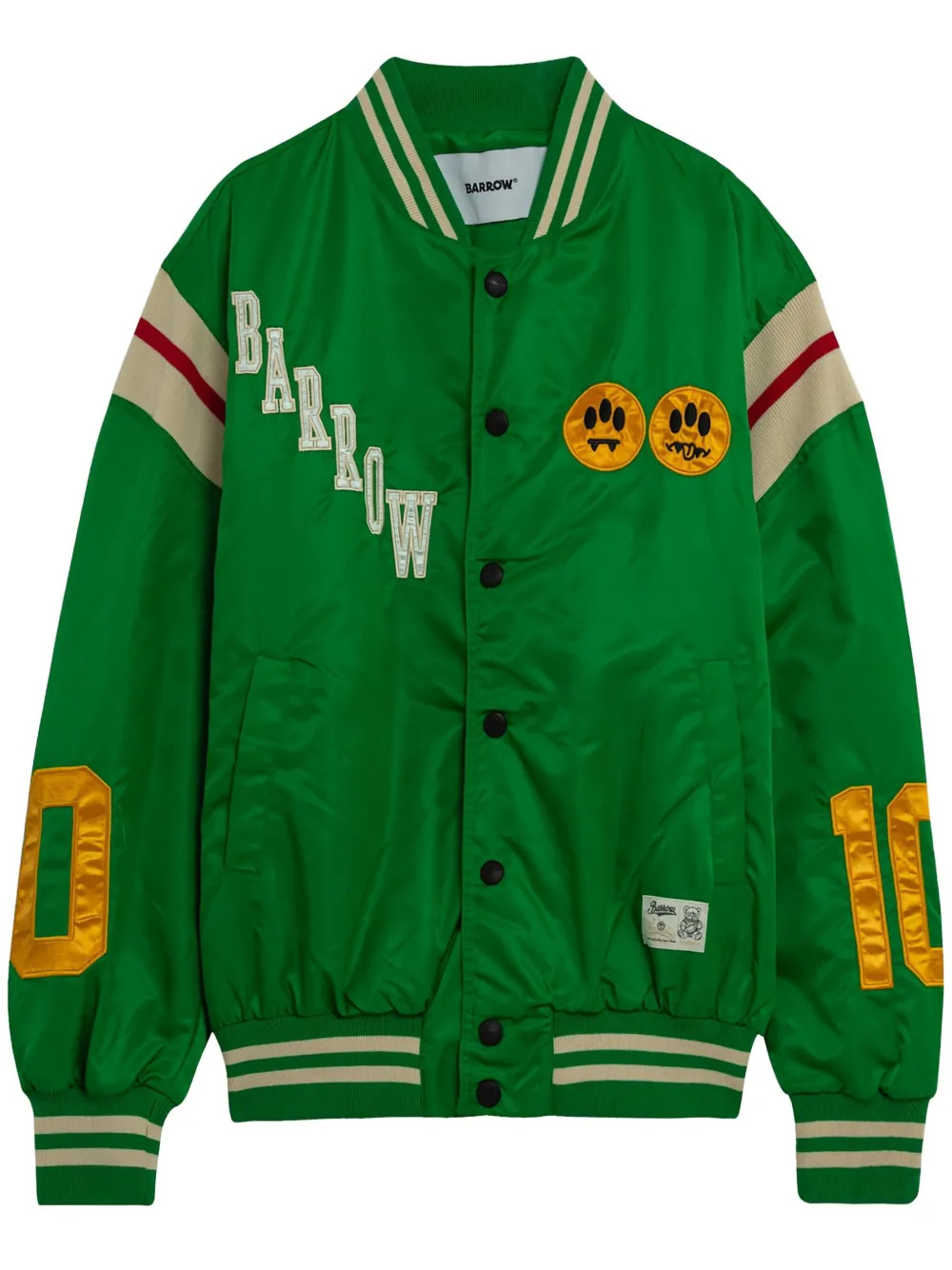 BARROW Logo Bomber Jacket | Green | FARFETCH SI | Farfetch Global