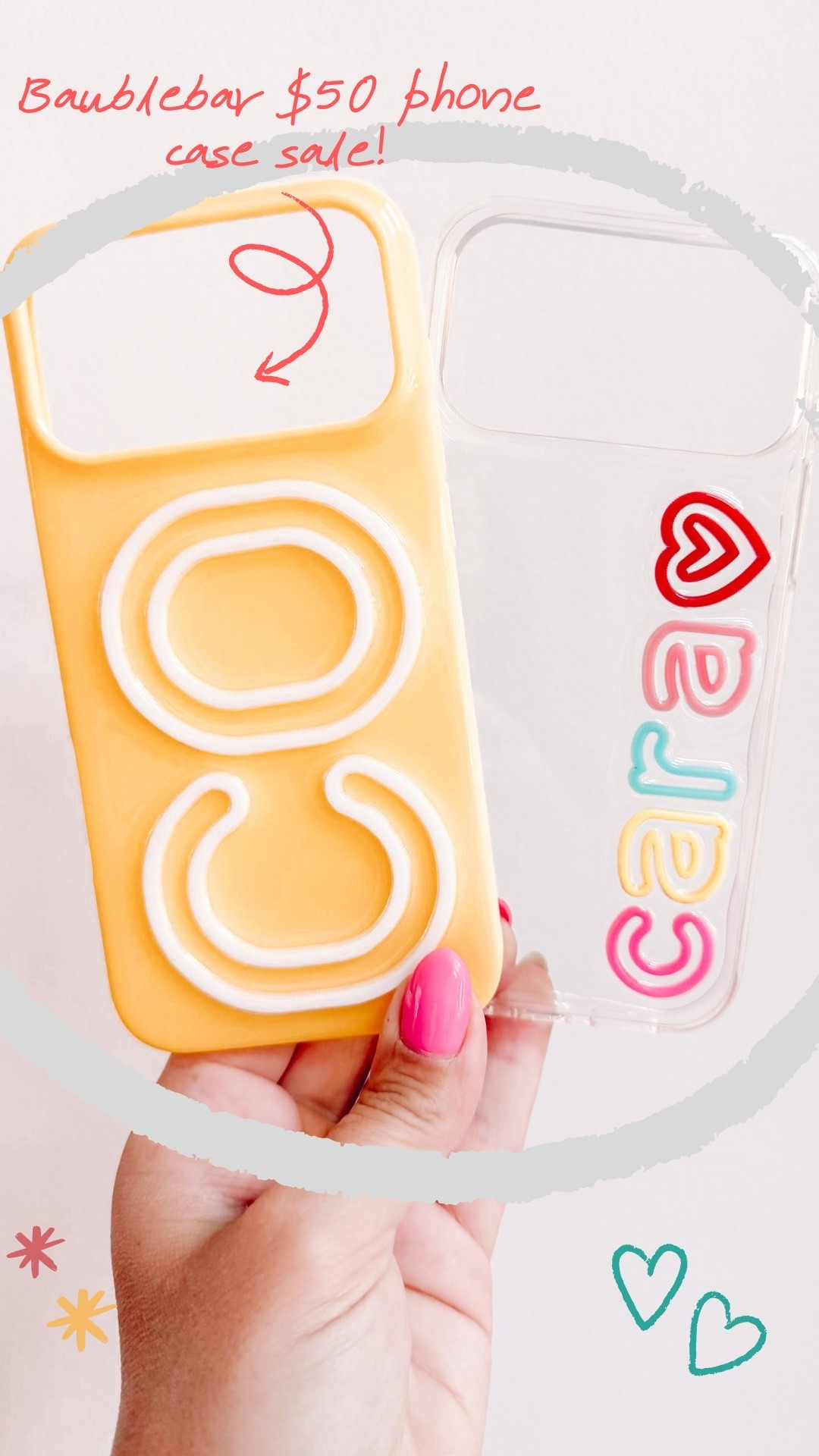 Baublebar $50 phone case sale! #phonecase #customphonecase #baublebar