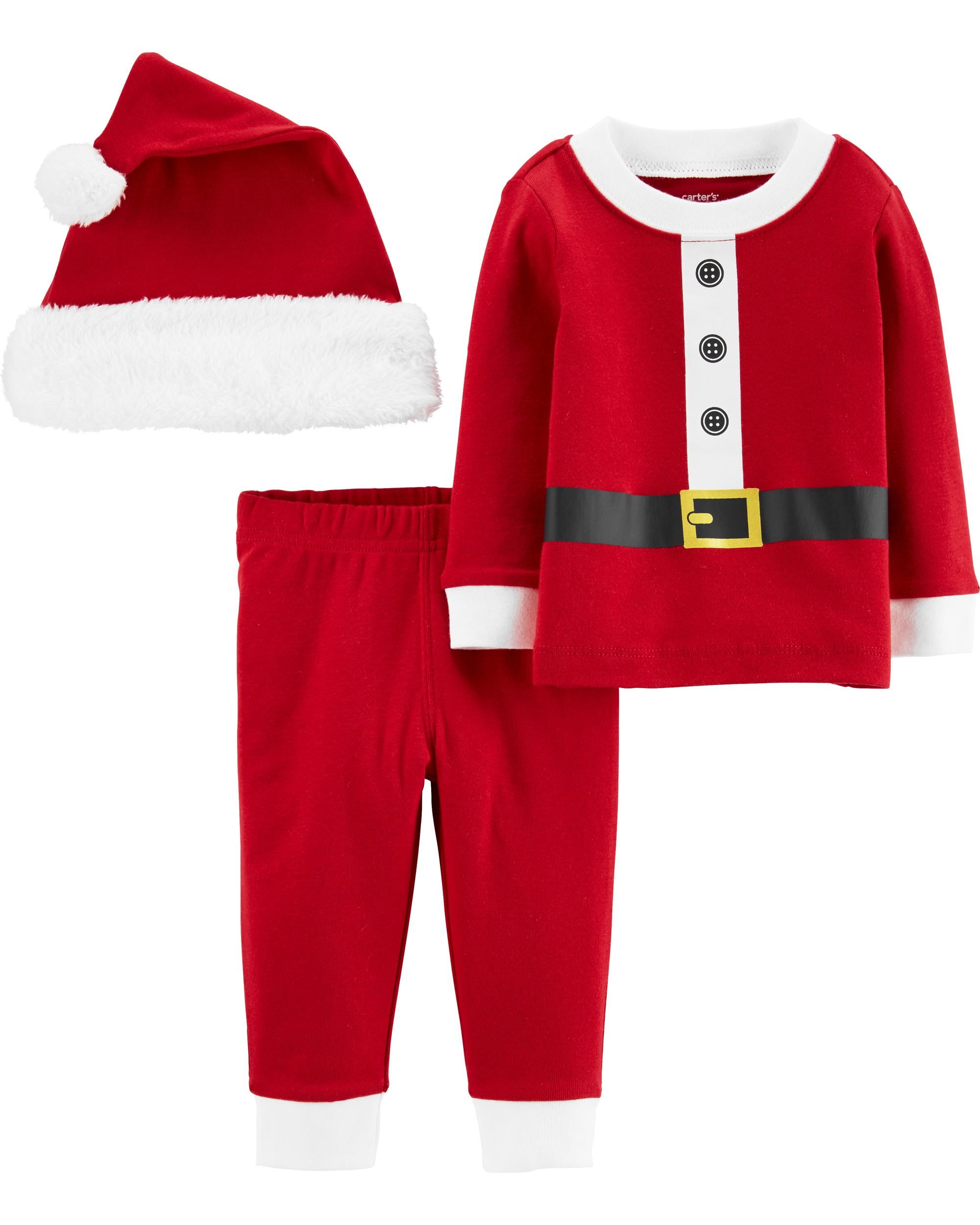 3-Piece Santa Suit & Cap Set | Carter's