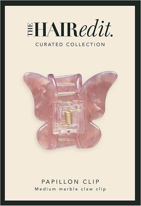 The Hair Edit Blush Marble Papillon Claw Clip | Amazon (US)