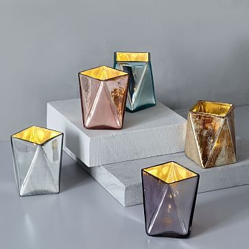 Prism Mercury Candleholders | West Elm (US)