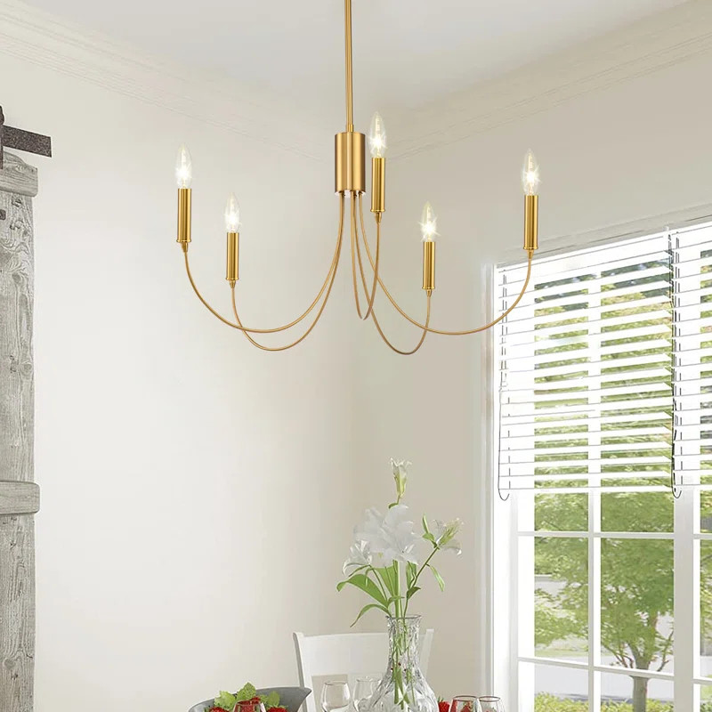 5 - Light Candle Style Classic / Traditional Chandelier | Wayfair Professional