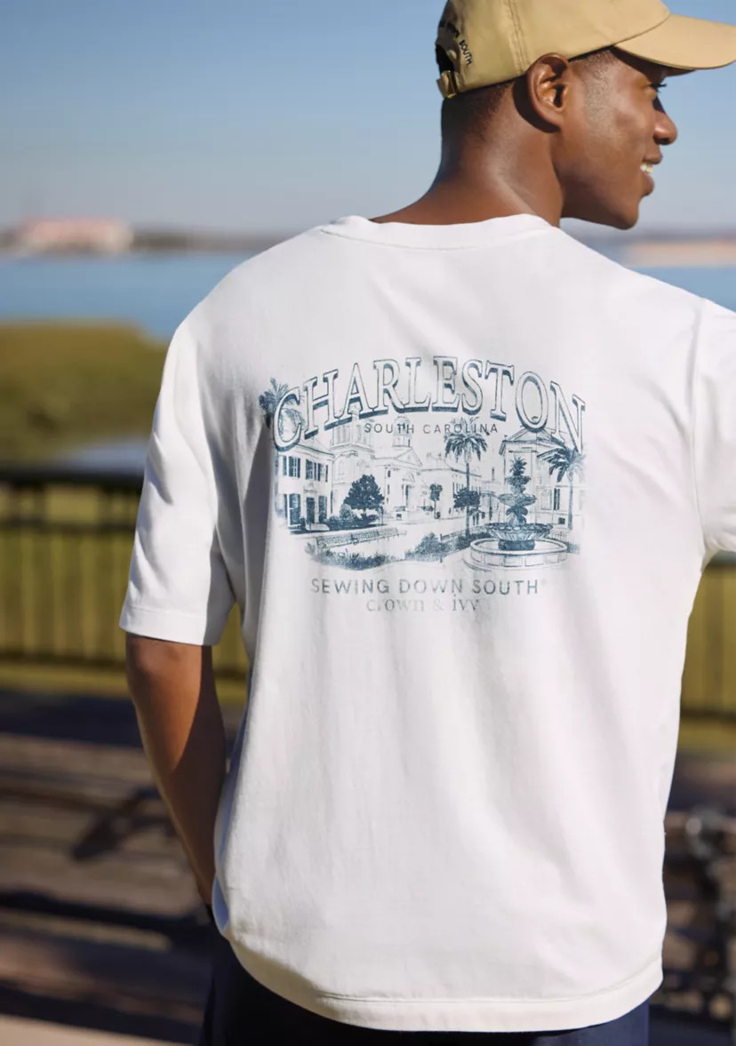 Sewing Down South x Crown & Ivy™ Cooper Short Sleeve Graphic T-Shirt | Belk