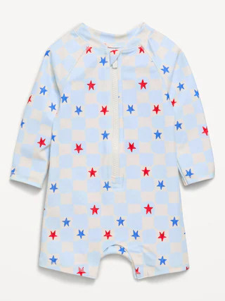 Printed Swim Rashguard Bodysuit for Baby | Old Navy (US)