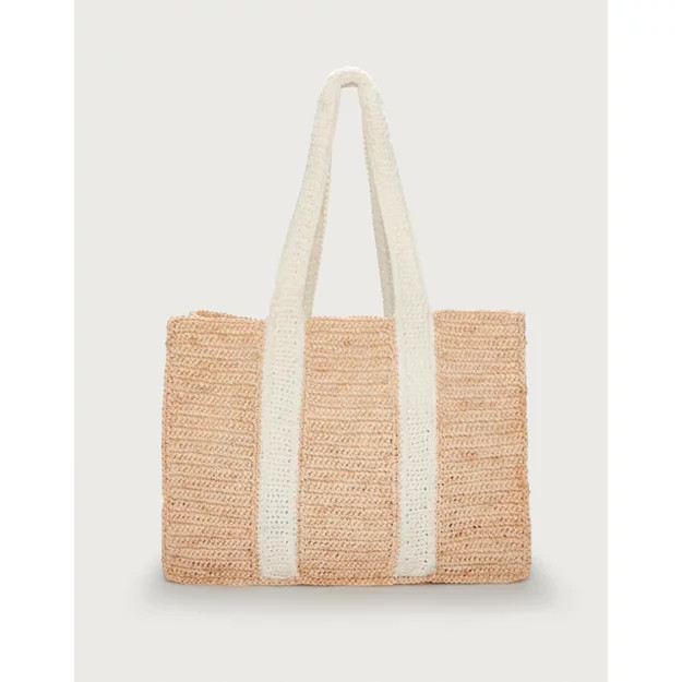 Raffia Crochet Beach Bag | The White Company (UK)