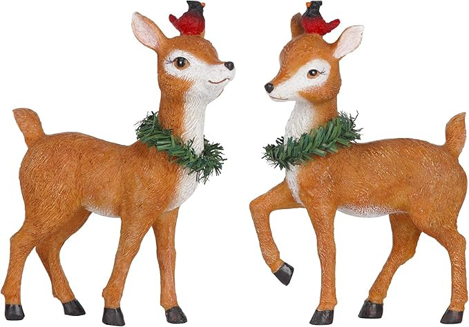 Reindeer Standing Table Decor Home Decoration Reindeer Figurines Indoor Decorative Deer,6.9 inch,... | Amazon (CA)