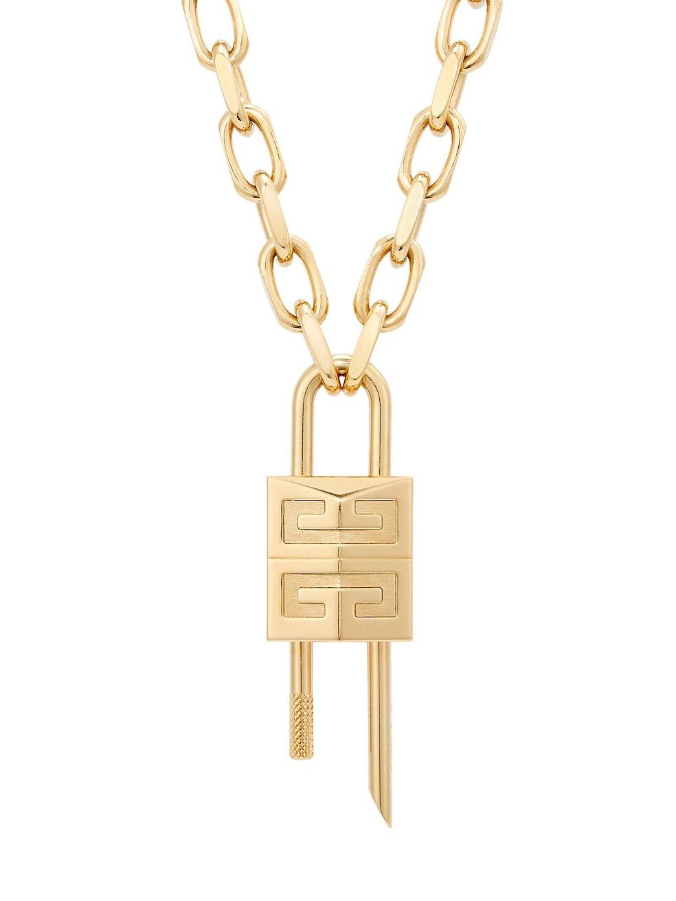 Givenchy Goldtone 4G Lock Chain-Link Necklace | Saks Fifth Avenue