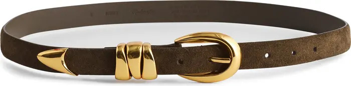 Madewell Triple Keeper Suede Belt | Nordstrom | Nordstrom