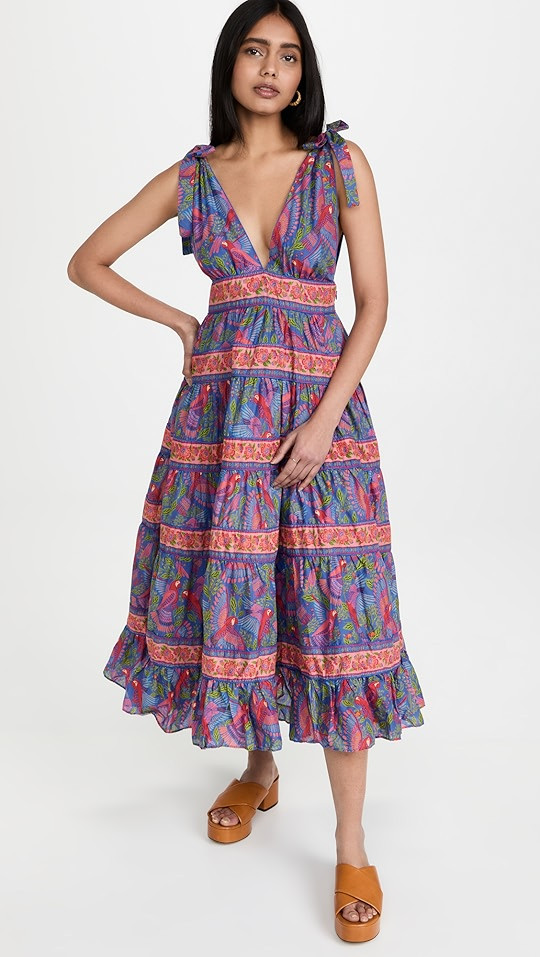 Blue Macaw Flight Midi Dress | Shopbop