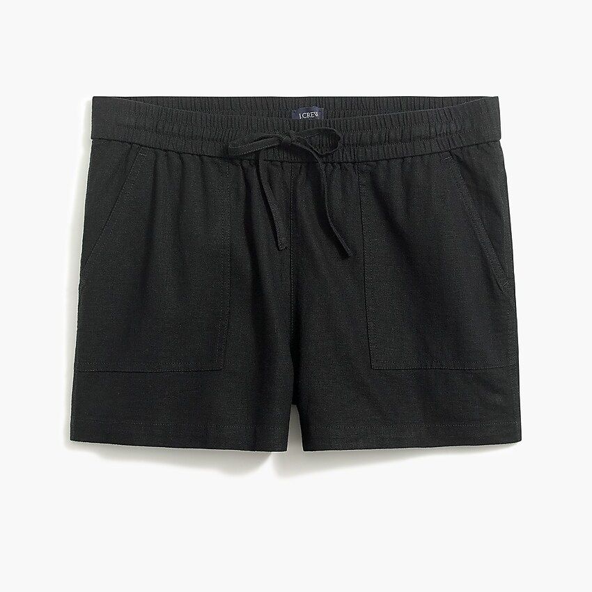 Linen-blend drawstring short | J.Crew Factory