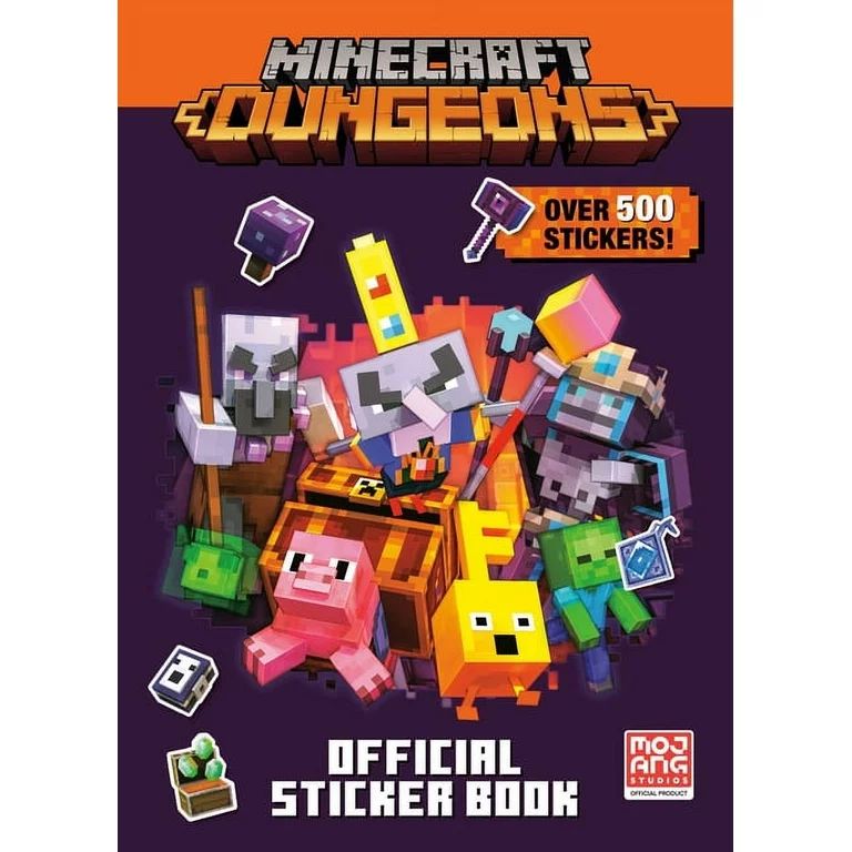 Minecraft Official Dungeons Sticker Book (Minecraft) (Paperback) | Walmart (US)