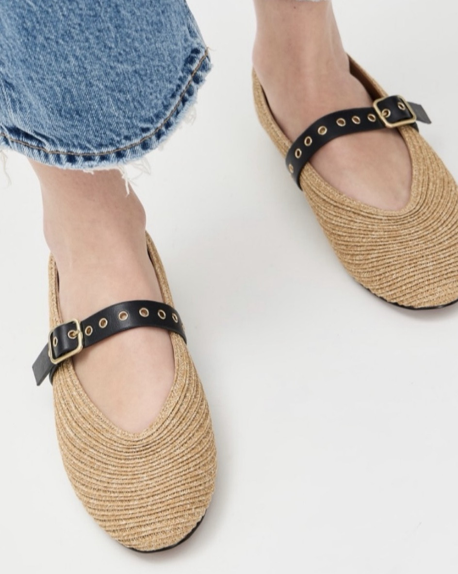 Gold flats 
Spring shoes 

#LTKSeasonal