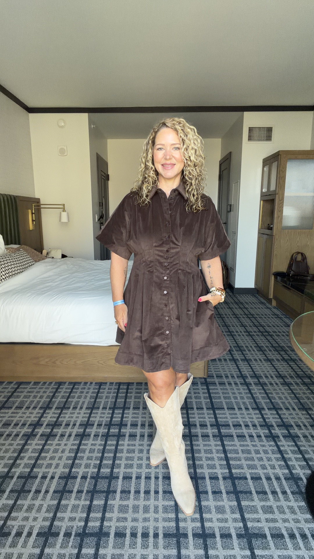 Dress (the one I’m wearing) size large
Amazon look for less size medium 
2 piece set size large
Boots tts and wide calf
Sandals tts

#LTKOver40 #LTKPetite #LTKMidsize
