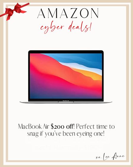 MacBook Air $200 off at Amazon! #founditonamazon

#LTKCyberweek #LTKGiftGuide #LTKHoliday
