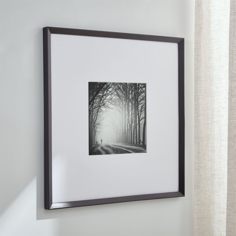 Icon 11x11 Black Picture Frame + Reviews | Crate & Barrel | Crate & Barrel
