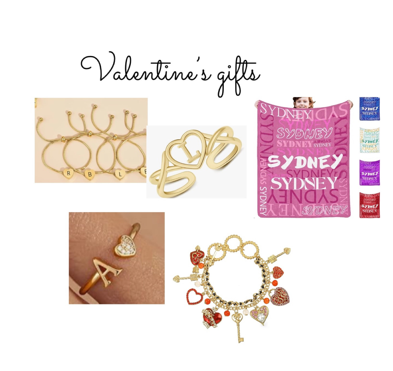 Valentine’s Day gift guide, teen gifts, kids gifts, charm bracelet, blanket, ring, heart jewelry 

#LTKGiftGuide