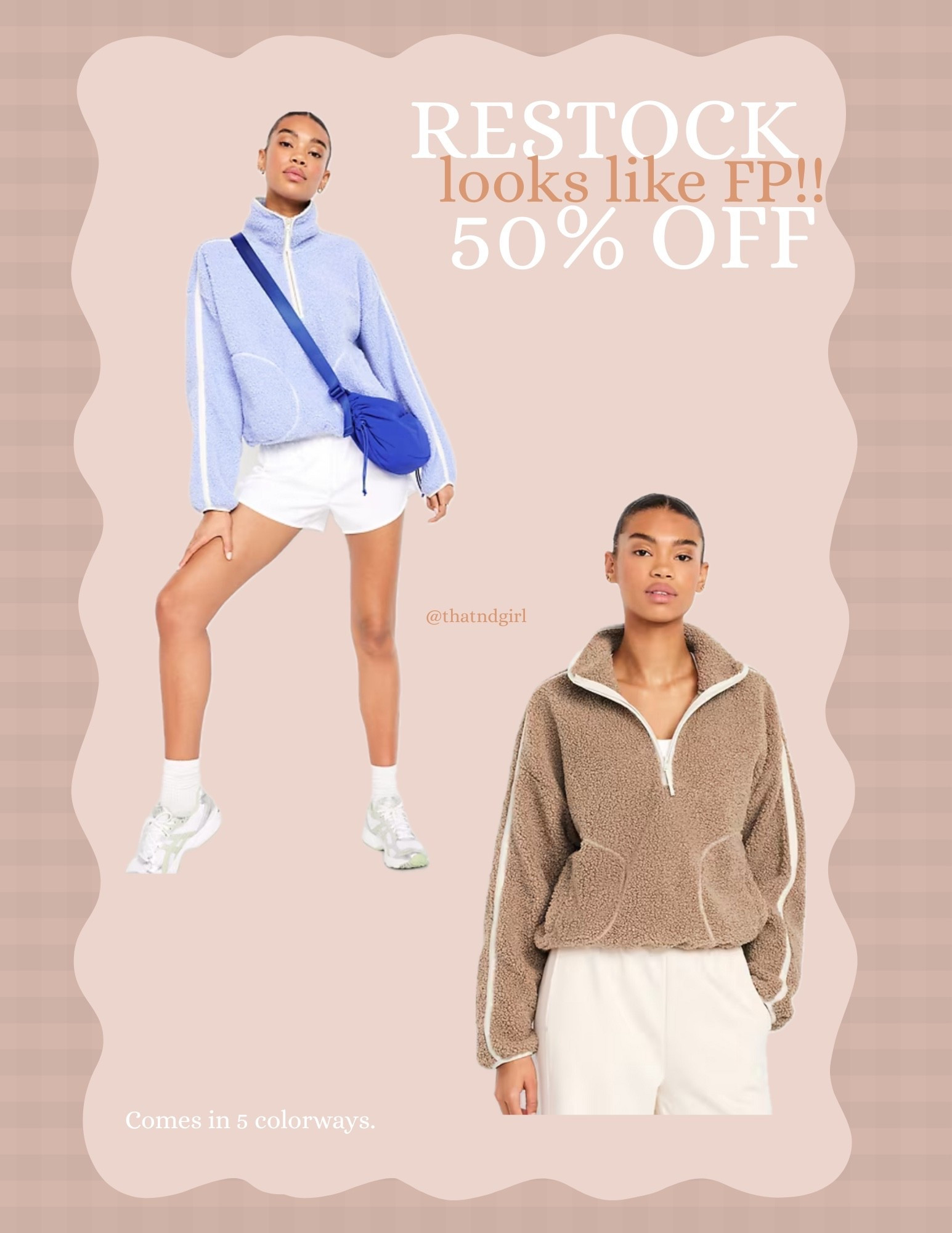 The Viral free people sweatshirt for 1/4 the price!? That’s right! Fits TTS and available in 5 colorways!! I just ordered these two for myself 🩵🤎

#LTKSaleAlert #LTKFindsUnder50 #LTKActive