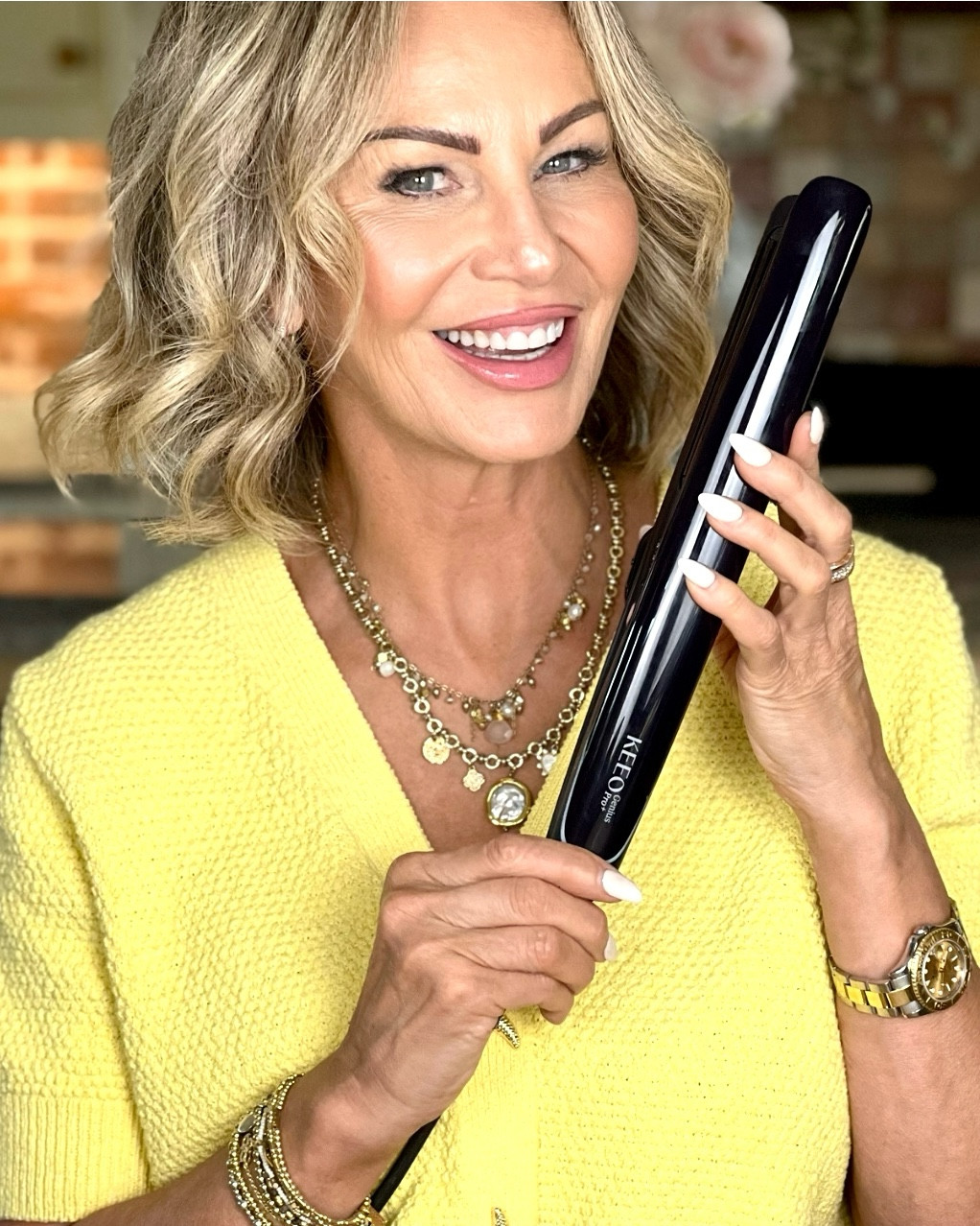 The Best Hair straighteners!!! The first tool to offer custom heat, custom tension, total control — with up to 70% less tension…. Keeo Hair straighteners

#LTKbeauty #LTKgiftguide #LTKstyletip