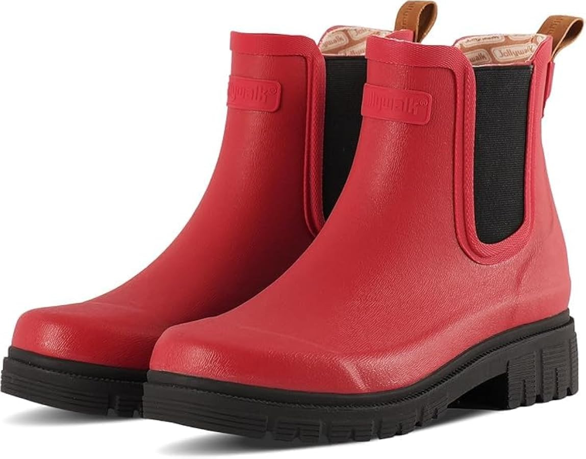 Women's Short Rain Boots Waterproof Chelsea Ankle Boots for Women, Lightweight Non Slip Rubber Ga... | Amazon (US)