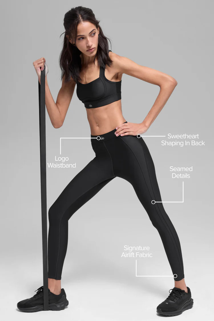 Airlift High-Waist Ignite 7/8 Legging | Alo Yoga (US)