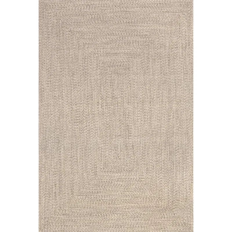 Owensby Handmade Braided Tan Indoor/Outdoor Patio Rug | Wayfair North America