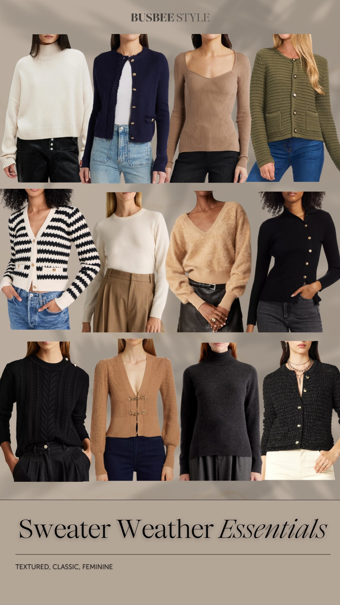 These gorgeous sweaters will keep you super cozy and warm without sacrificing an ounce of style! There’s one for every budget (including Mongolian cashmere for $50)! 💫

~Erin xo 

#LTKSeasonal #LTKFindsUnder50 #LTKStyleTip