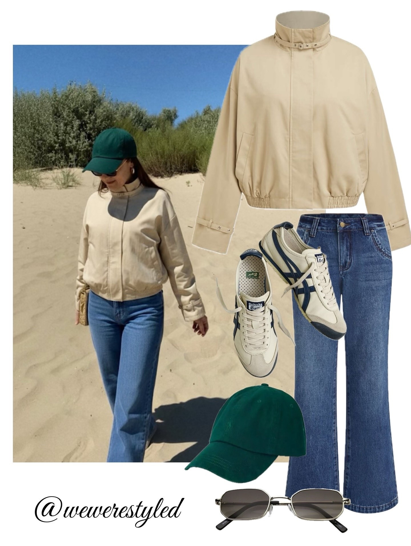 September walk look 🍂🌊

Neutral layers, denim, and sneakers that feel ready for the sand or the city.

I love how a simple beige jacket balances with deep blue denim - easy to wear, yet still intentional. The green cap adds a quiet accent, a little touch of color that doesn’t overwhelm.

It’s the kind of outfit that works for early autumn days, when the air is fresh but the sun still warm.

Would you add more color to this look, or keep it calm and neutral?
.
.
.
#virtualstyling #virtualstylist #fashioninspo #stylepost #streetstylegermany #streetstyleparis #streetstylelondon #newyorkstreetstyle #streetstyledeluxe #modeststyle #koreanstreetfashion #japanesestreetfashion #autumnstyle #autumnlook #streetstylegallery #styledaily #modestblogger #neutraloutfit #minimalistfashion #newyorkfashion #streetchic #usastyle #autumnoutfits #celebritystyle #ootd #fallfashion #texasstyle #malibustyle #coastalgrandma

#LTKStyleTip #LTKSeasonal #LTKNYFW