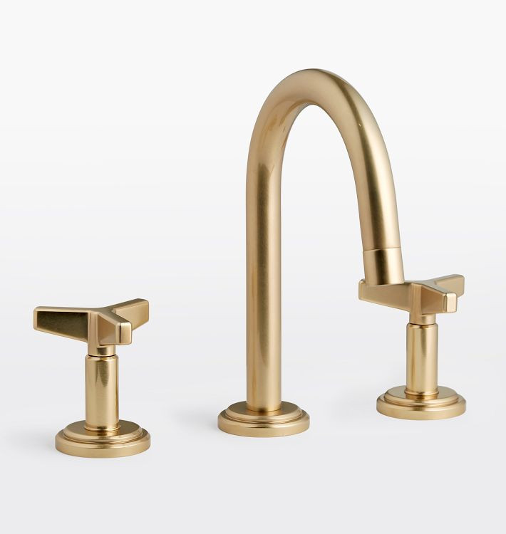 Blair Cross Handle Widespread Bathroom Faucet | Rejuvenation